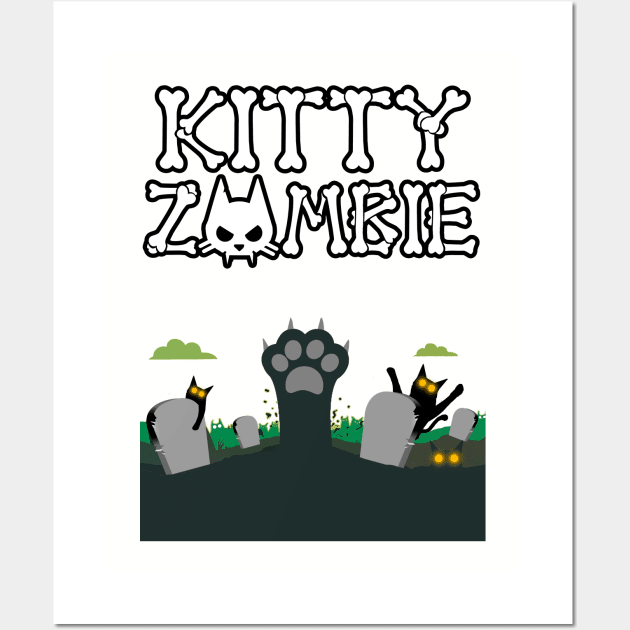 Kitty Zombie Wall Art by Gamers Gear